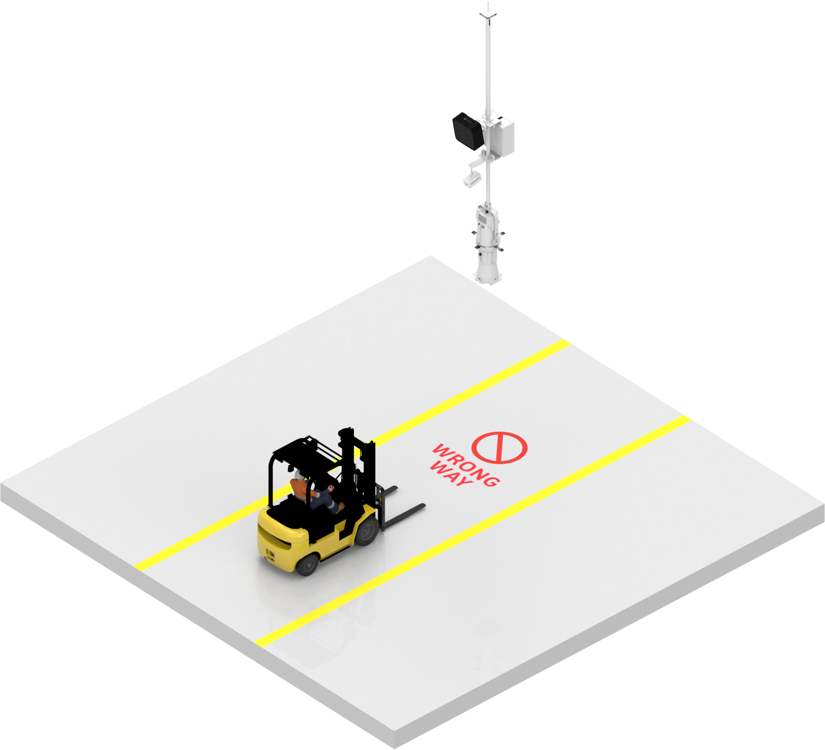 Wrong way warning